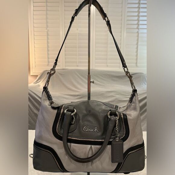 Grey Coach Ashely Spectator 2-Way Satchel Shoulder Bag - Picture 1 of 12